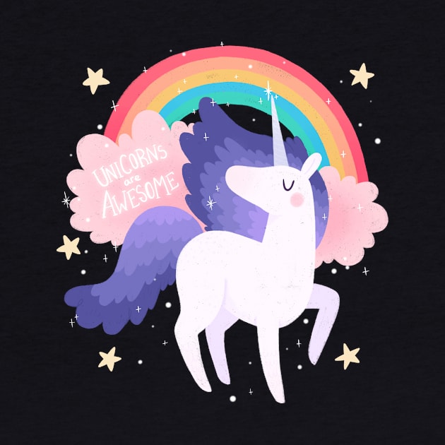 Unicorns Are Awesome 2 by clairestamper